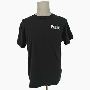 Felix the Cat Large Graphic T-Shirt Dreaming and Scheming Money Heist Men's Sz M